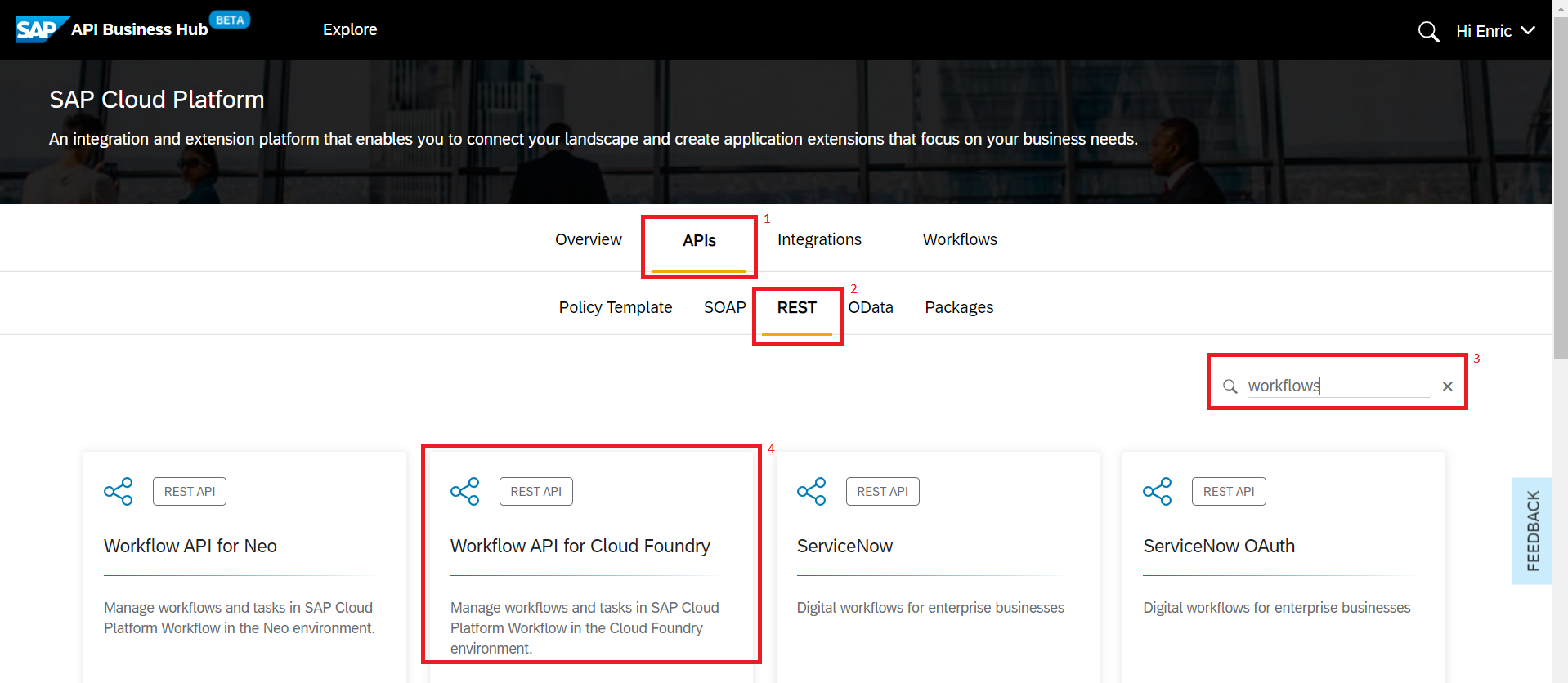Nuevo API HUB Beta